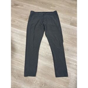 Vuori Aim Pant Men's 36 Gray Charcoal Chino Lightweight Golf V431